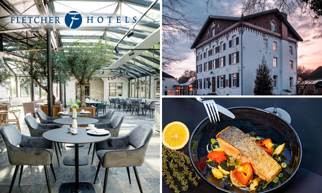 3-gangen Fletcher's Keuzemenu bij Fletcher Hotels