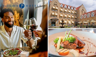 3-gangen Fletcher's Keuzemenu bij Fletcher Hotels