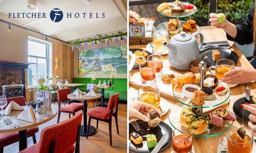 High Tea, High Wine, High Beer of High Bubbles voor 2 bij Fletcher Hotels