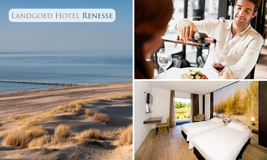 Nuit(s) pour 2 + petit-déjeuner + plat à Renesse