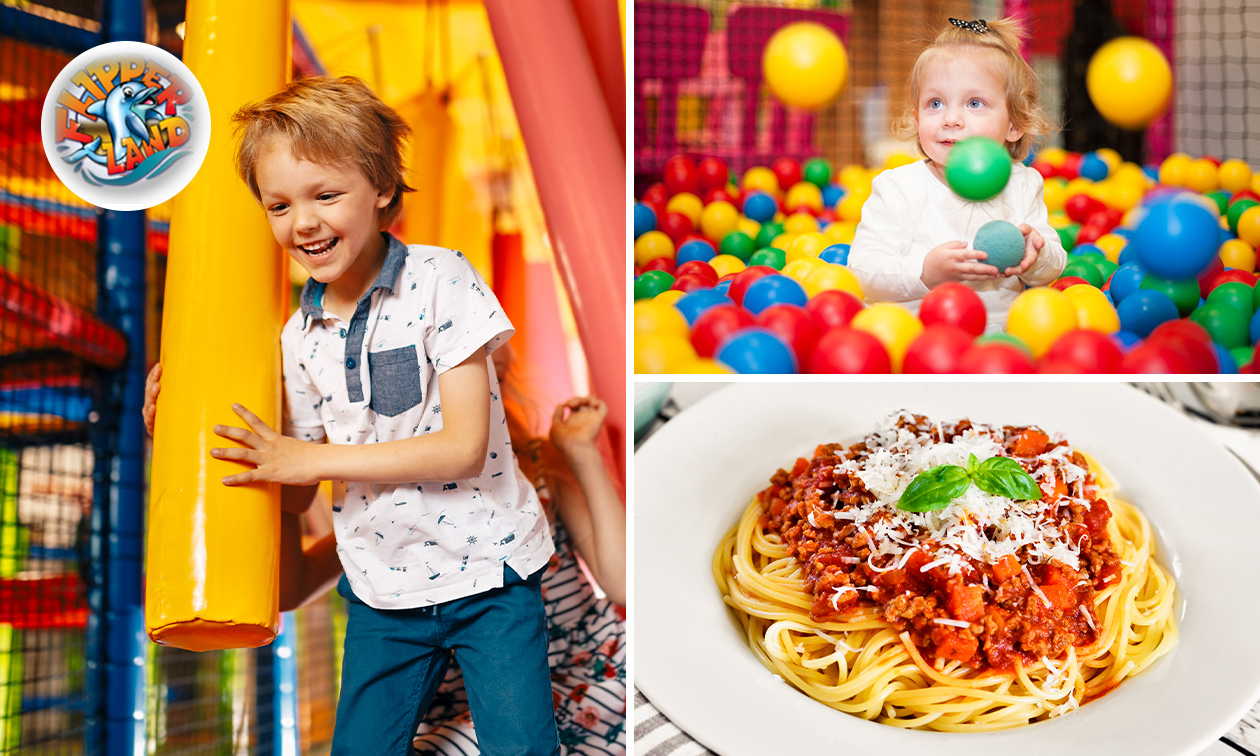 Entree tot Flipperland + gerecht naar keuze