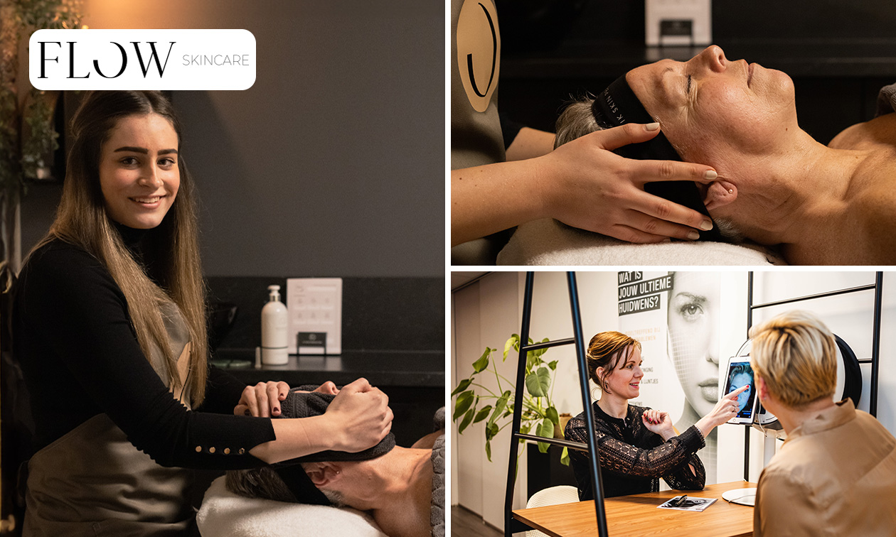 Gezichtsbehandeling + huidscan (60 min)