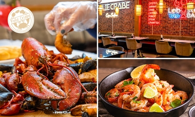 Cajun seafoodbowl + extra zeevrucht naar keuze + drankje bij Folie Crabe Tilburg