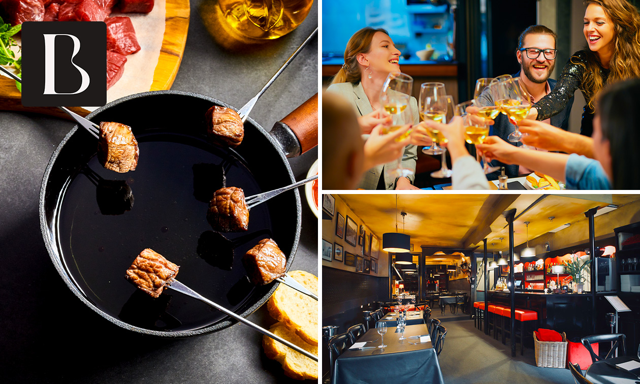 Fondue + nagerecht in hartje Kortrijk