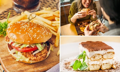 2-gangen burgerlunch à la carte bij Lucifer