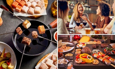 Fondue of gourmet à volonté + amuse bij Fonduehuis Lucifer