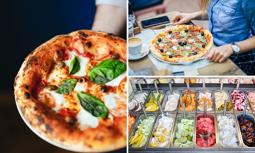 Napolitaanse pizza + 500 ml schepijs naar keuze in Waalwijk