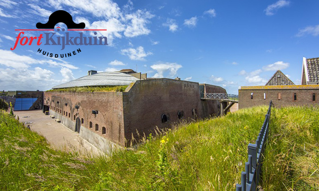 Entree voor Fort Kijkduin