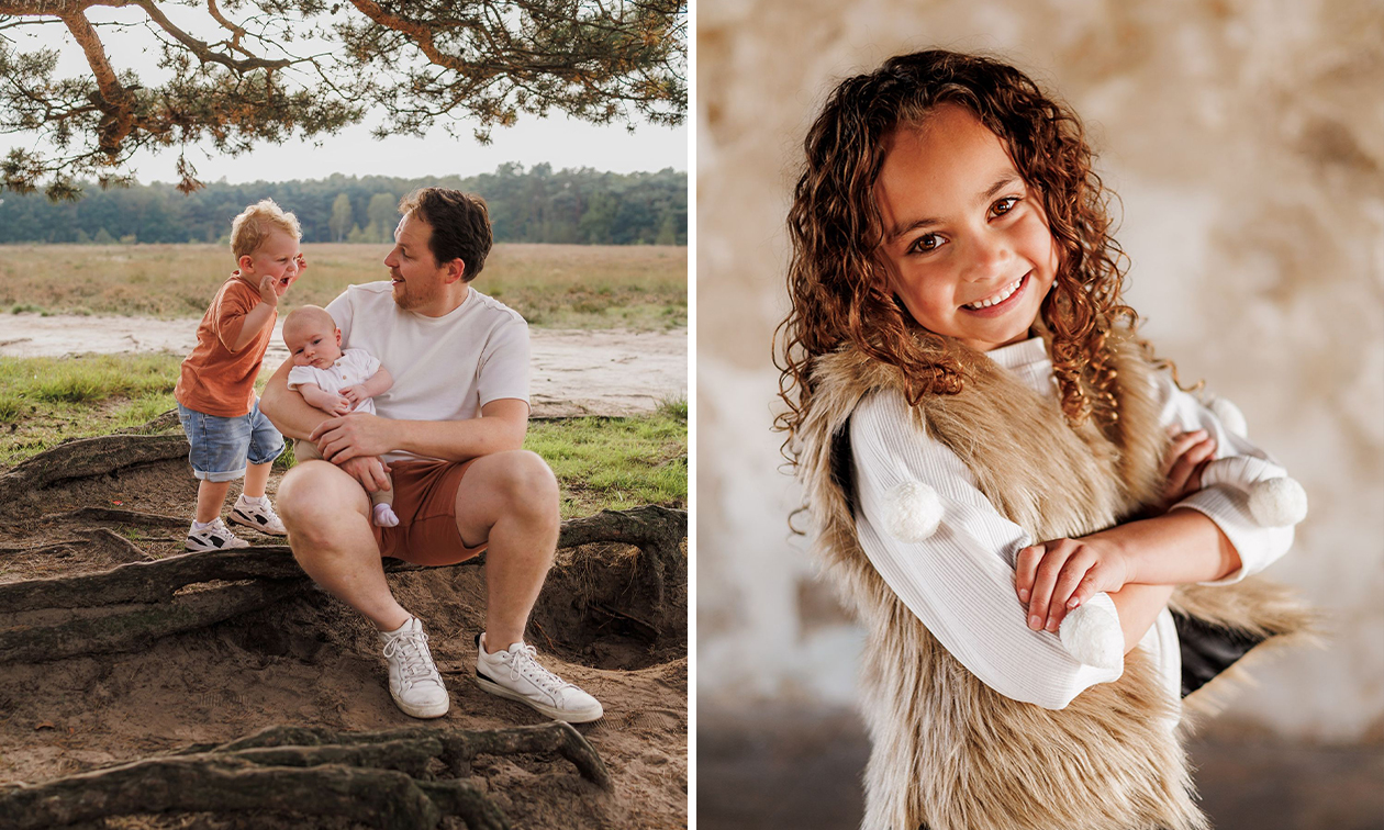 Fotoshoot + 3 bewerkte foto's