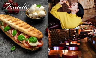 2-gangen keuzelunch bij Fratelli aan de Beestenmarkt in Delft