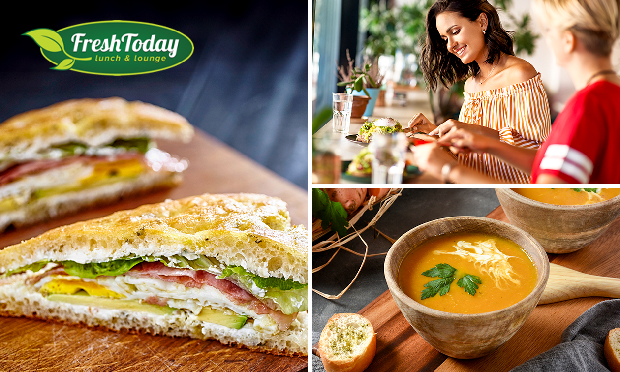 2-gangen keuzelunch bij Fresh Today in hartje Groningen