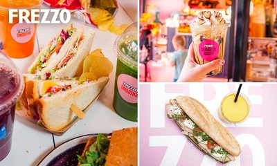 Broodje of wrap naar keuze + smoothie bij Frezzo Den Bosch