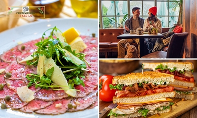 2-gangen keuzelunch in landelijke omgeving bij Fruitkwekerij ´t Keetje