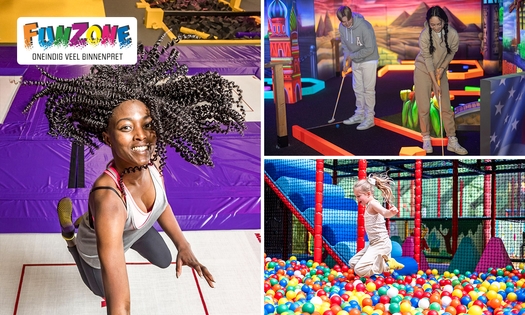 Glow-minigolf + frisdrank of all-in entree: spelen, jumpen en glow-minigolf