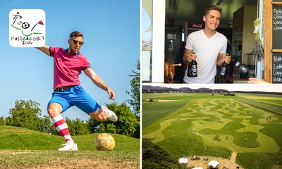 Fussballgolf (18-loch) + Kaltgetränk nach Wahl in Bonn