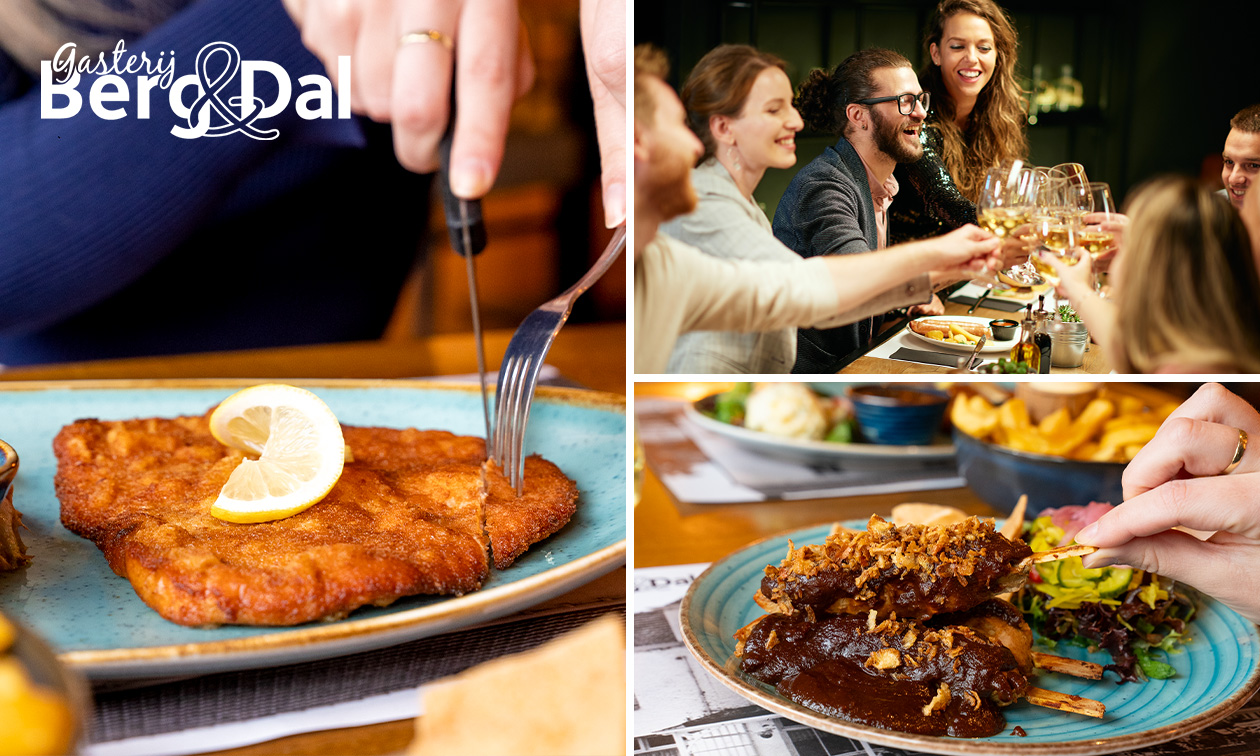 3-gangen keuzediner bij Gasterij Berg & Dal