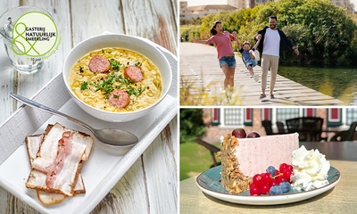 Wandelarrangement incl. koffie met gebak + snert met roggenbrood en katenspek