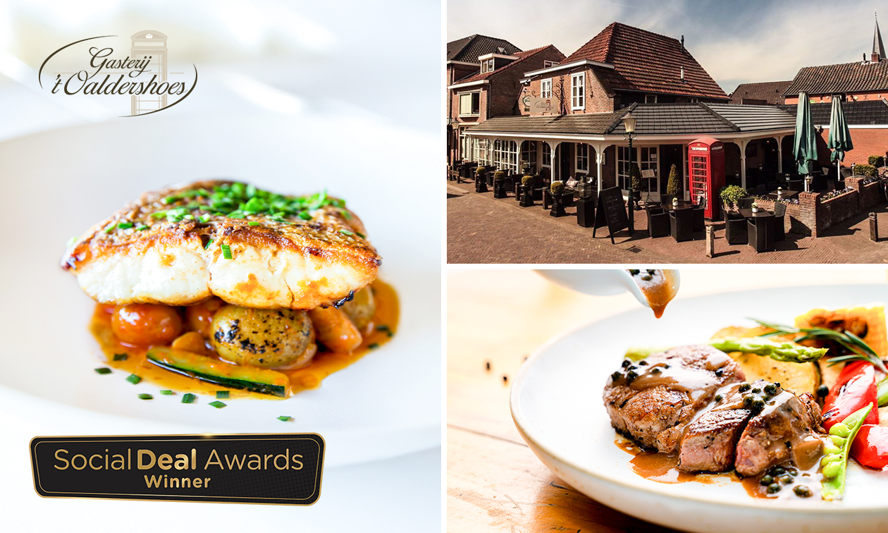 3-gangen keuzediner + amuse bij Gasterij ´t Oaldershoes