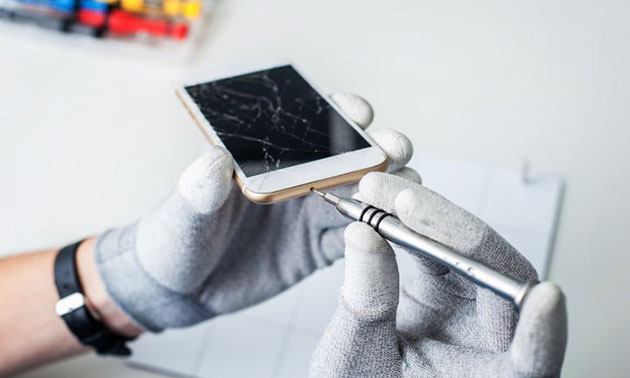 Batterij vervangen of schermreparatie iPhone