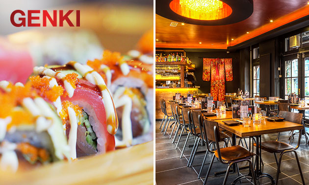 All-You-Can-Eat sushi (2,5 uur) bij Genki