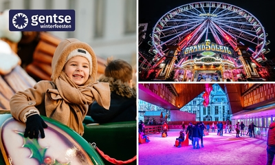 Entree schaatsbaan + schaatshuur bij Gentse Winterfeesten