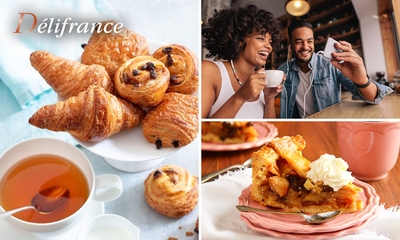 Luxe ontbijt of gebak + koffie/thee bij Délifrance in hartje Almere