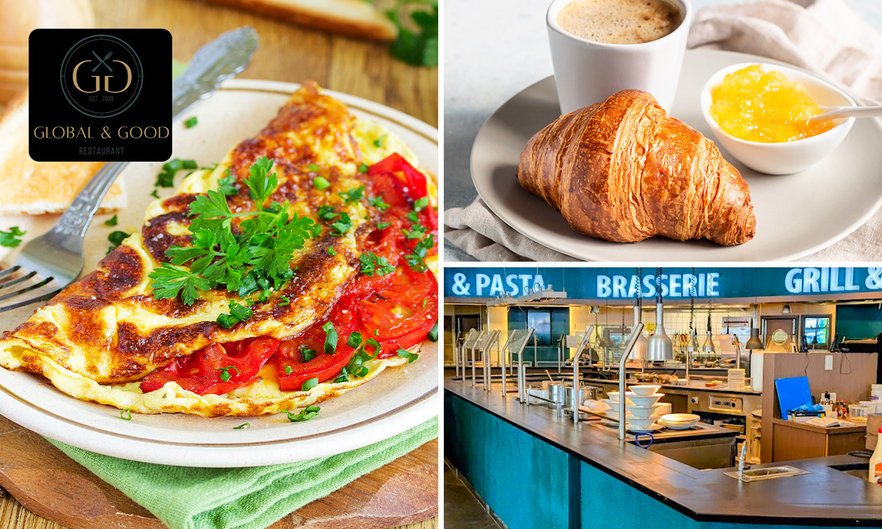 Onbeperkt ontbijtbuffet op zondag