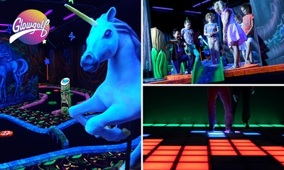 18 holes glowgolfen + evt. Pixel Play + hapjes