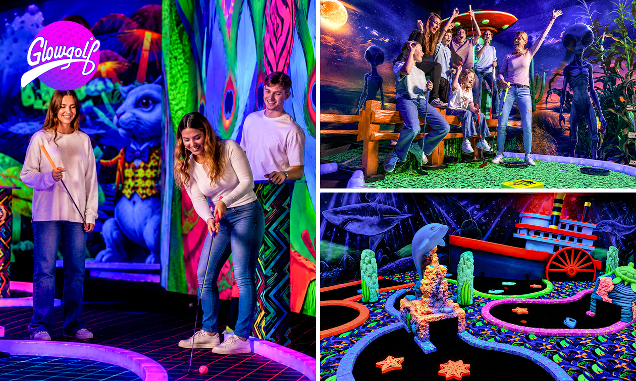 Glowgolf + evt. drankje in hartje Rotterdam