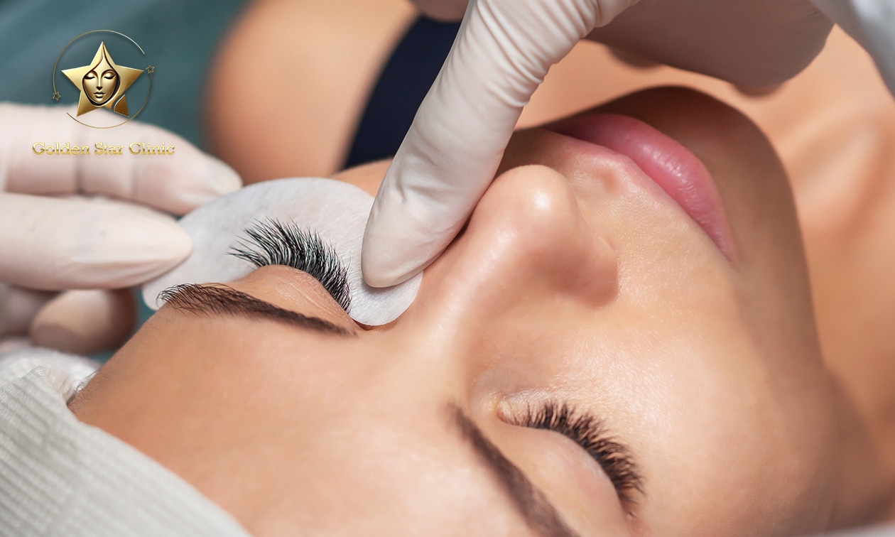 Wenkbrauw- of wimperbehandeling naar keuze