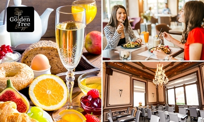 Onbeperkt ontbijtbuffet + glas cava bij Golden Tree Hotel