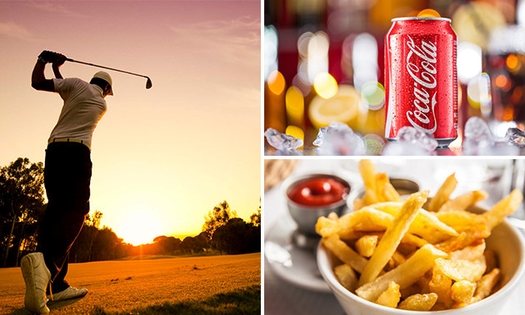 Pitch & Play golf (9 holes) + friet en frisdrank naar keuze