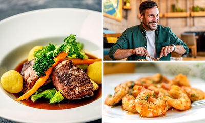 2- of 3-gangenlunch of -diner à la carte in Oostende