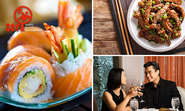 All-You-Can-Eat sushi & grill (3 uur) bij Goya