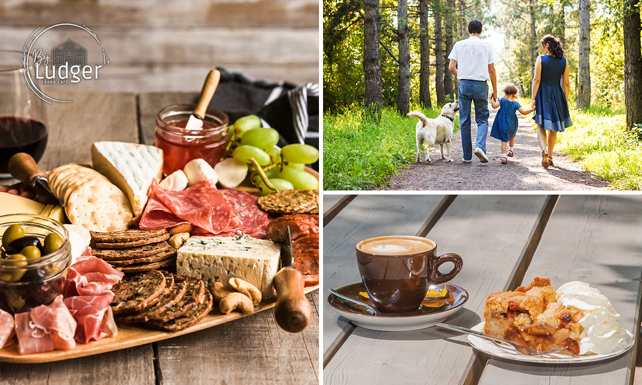 Wandelarrangement + borrelplank bij Grand Café Bij Ludger
