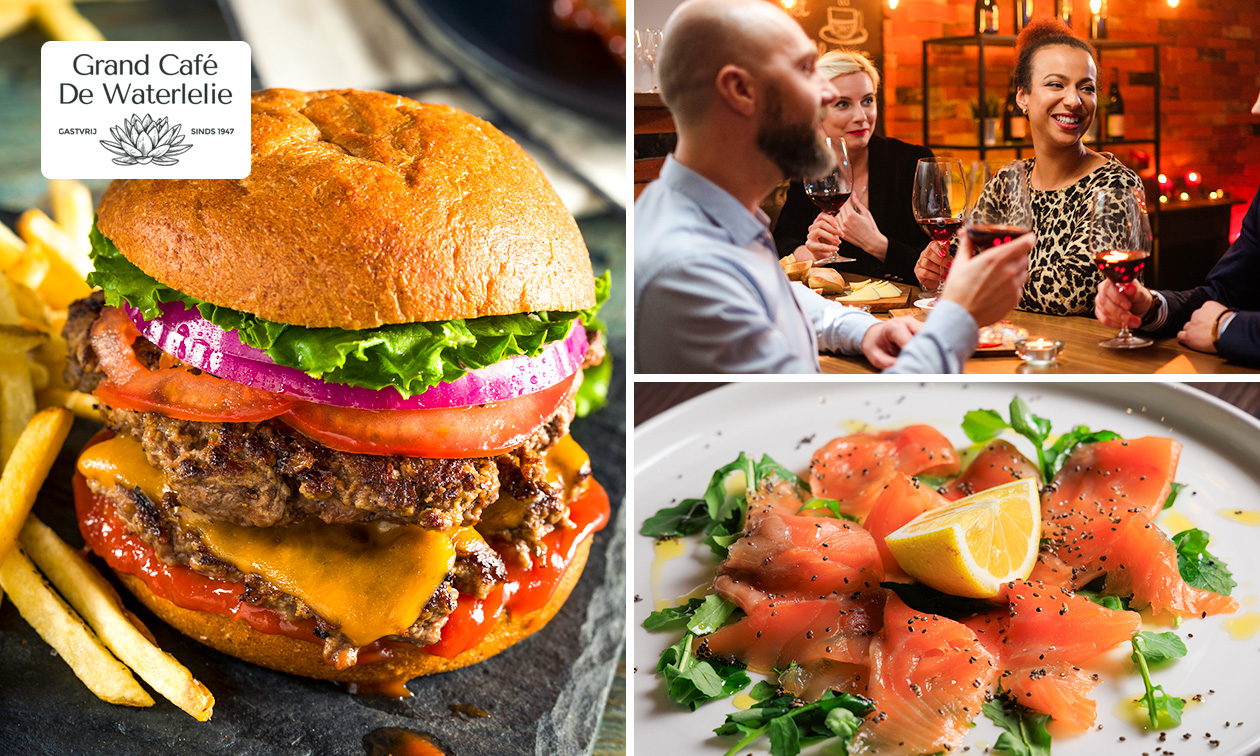 3-gangendiner à la carte aan het water