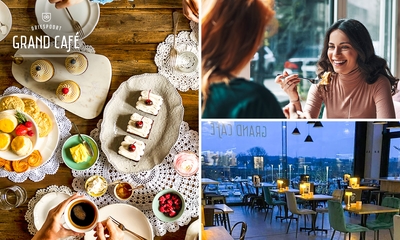 Dessertplank voor 2 personen + koffie of thee