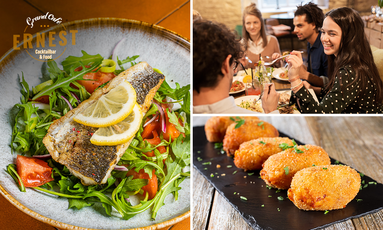 5-gangen keuzediner bij Grand Café Ernest