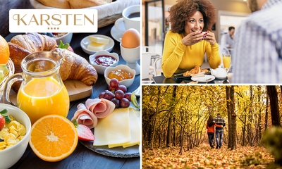 Uitgebreid ontbijtbuffet + wandelroute