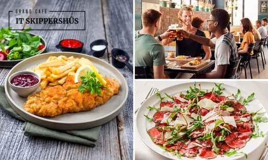 3-gangen keuzediner bij Grand Café It Skippershûs