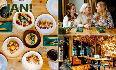 4-gangen shared dining-diner van de chef