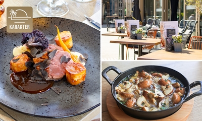 3-gangen keuzediner bij Grand Café Karakter
