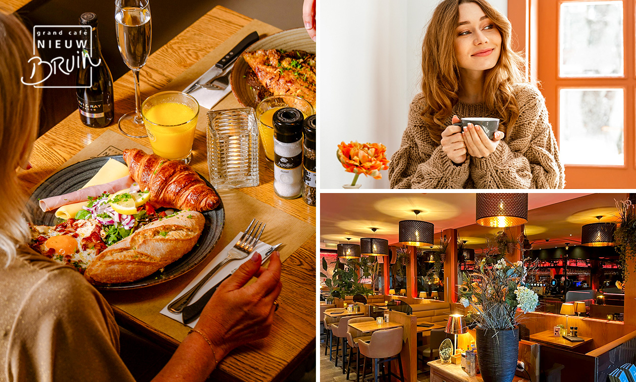 Ontbijt bij Grand Café Nieuw Bruin