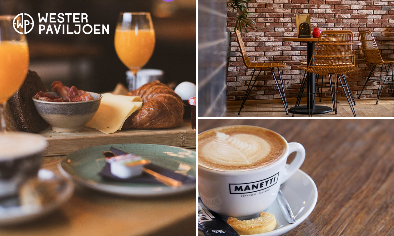 Uitgebreid ontbijt bij Grand Café Wester Paviljoen