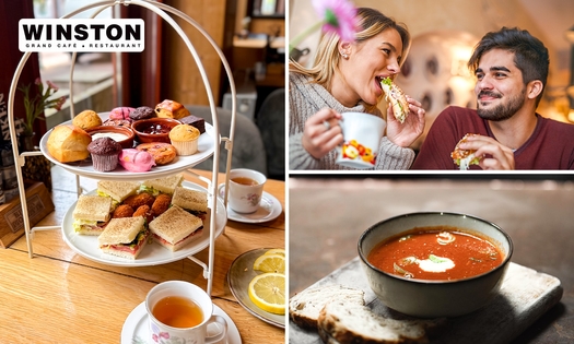 High tea bij Grand Café Winston