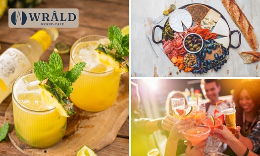 High cocktail, high wine of high beer + borrelplank in hartje Drachten