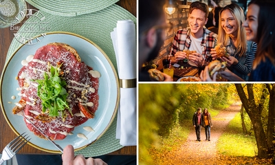 2-gangen keuzelunch + evt. wandelarrangement bij Grandcafé Bie de Tied