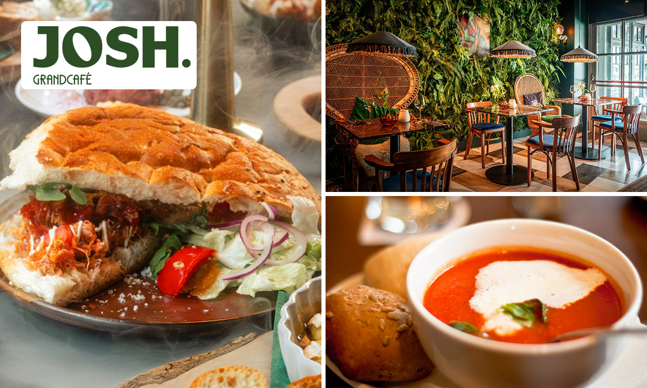 2-gangen keuzelunch bij Grandcafé Josh in Eindhoven