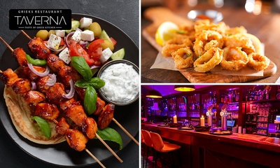 Grieks 3-gangen keuzediner bij Grieks Restaurant Taverna