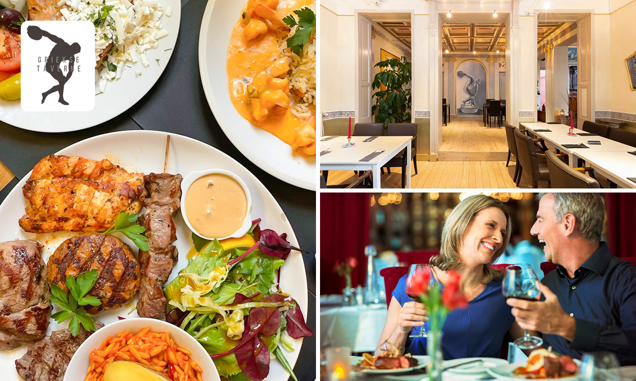 Grieks 3-gangen keuzediner in hartje Antwerpen